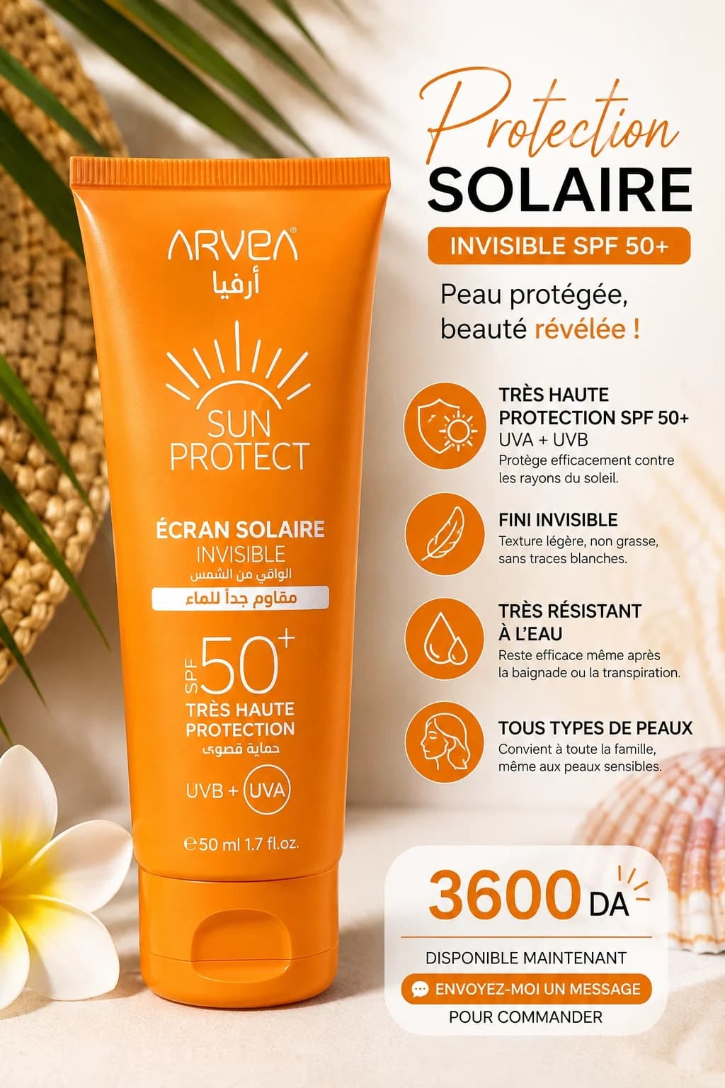Écran solaire invisible 